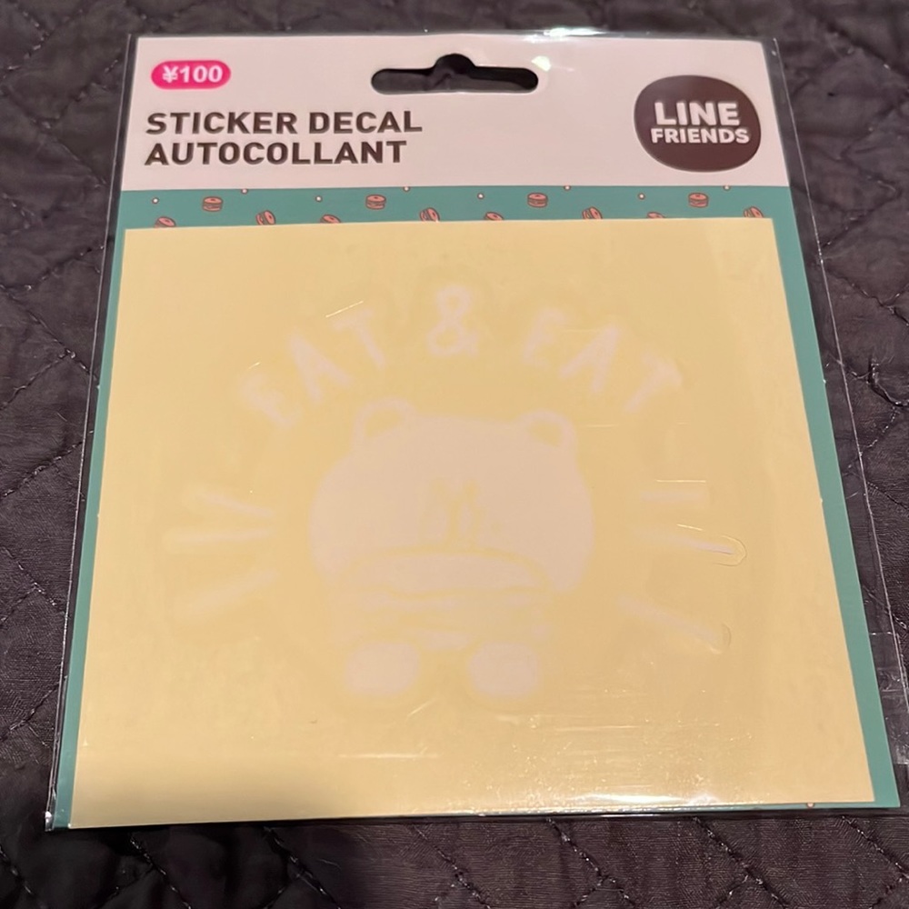 Line friends sticker decal autocollant